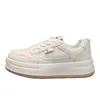 Tênis de Cano Baixo Panda Preto e Branco Feminino 2026 Novo Outono Casual Versátil Couro Macio Sapatos Brancos Estudante Sola Grossa Tênis de Board Esportivo