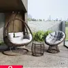 Cadeira de Suspensão Balanço Interno Cadeira de Suspensão para Varanda Rede de Lazer Balanço Duplo para Exterior Berço de Suspensão para Pátio Cadeira de Rattan