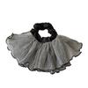 Falda a cuadros extragrande de estilo francés con bucle para el pelo de intestino grueso para mujer, elegante tocado de cola baja, estilo perezoso, tocado de cuerda para el pelo para mujer, nuevo