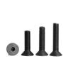 Acero al carbono grado 10.9 cabeza avellanada hexágono interior Perno negro tornillo de copa plana tornillo de cabeza plana grande M12M16M20