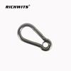 Acero inoxidable 304 316 con gancho de resorte de bucle anillo de hebilla de montañismo hebilla de seguridad hebilla de presión hebilla de cadena hebilla de montañismo