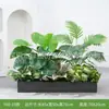 [Serie Y80] Decoración de Partición de Planta Verde Simulada Macetero Maceta Valla Paisajística de Plástico Biónico Diseño