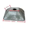 Pie de Estante Base Vertical Pie Base de Carga Tapa Final de Tubo Cuadrado Pie Carga Pesada Pie de Hierro Estante Apilable Taza de Pie Pie de Base de Acero