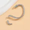 Un diseño de nicho de estilo gélido pendientes de serpiente pendientes de serpiente para mujer clip para el lóbulo de la oreja pendientes de clip para la oreja