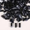 20 Piezas/Paquete Cuentas Cilíndricas Degradadas Bicolor Acrílicas Cuentas Espaciadoras Imitación Jade Tira Larga Cuentas Tubo Largo Accesorios DIY