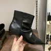 Nueva Colección Otoño/Invierno 2026: Botines de Tacón Alto de Diseño Exclusivo para Mujer, Botas Ajustadas de Ante Plegadas, Botines Bajos de Punta Cuadrada Estilo Francés