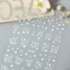 Gimmel Calcomanía Francesa para Uñas Plana Simple Línea Joker Amor Estrella Calcomanía para Uñas Joyería DH
