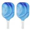Paleta de Pickleball de Fibra de Carbono Serie Azul Impresión Paleta de Pickleball Profesional Suministro Transfronterizo Personalizado Agarre Absorbente de Sudor