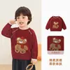 Ropa para Niños Kaka Panda Suéter Redondo para Niños Top de Invierno para Niños Ropa de Invierno para Niñas Ropa de Otoño e Invierno para Bebé