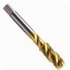 Venta al por mayor de machos de roscar en espiral Hanggong M12X1.75/M6X1/M10X1.5H2 con revestimiento de titanio M35 que contienen cobalto y son súper duros.