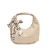 Bolsa Feminina Transfronteiriça Bolsa de Palha Trançada Grande Capacidade Praia Nova Bolsa Tote de Viagem Férias Estilo Iins Palha Trançada Feminina