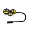Halloween Hallowmas série criativa abóbora borracha palha boné 8mm10mm poeira palha diy jóias
