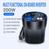 Inversor de coche de 12 V, 24 V a 220 V, convertidor de potencia, enchufe multifunción para coche, cargador de teléfono móvil, carga rápida