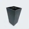 Pies de plástico para sofá altos Cuadrados trapezoidales pies de plástico para sofá almohadilla para aumentar altura accesorios de ferretería para muebles refuerzo universal