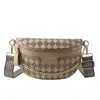 Bolsa de Peito de Moda Transfronteiriça, Nova Bolsa Feminina Tendência Europeia e Americana de Ombro Único, Bolsa de Cintura Versátil Casual Estilo Ins