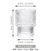 Suministro Directo de Fábrica Vaso de Vidrio 11oz Vaso Apilado Flor Begonia Cuentas Punto Vaso para Bebidas Vaso de Cerveza Vaso de Bambú para Jugo