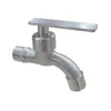 Grifo de Acero Inoxidable 304, Grifo de Lavadora de Apertura Rápida de 1/2 Pulgada, Caño Extendido, Grifo de Doble Uso con una Entrada y Dos Salidas