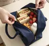 Bolsa Térmica para Almoço, Bolsa Tote para Marmita Espessa com Folha de Alumínio, Bolsa Térmica Impermeável para Trabalhadores de Escritório e Estudantes, Grande Capacidade
