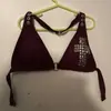Ventas Directas de Fábrica Verano Europeo y Americano Nuevo Sexy Color Puro Transfronterizo Bikini Bikini Vacaciones en la Playa para Mujer Ins