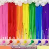 Cinta de Papel Crepé Escena de Primer Cumpleaños Accesorios para Fiesta Infantil Decoración de Diseño Cinta de Borlas Engrosada