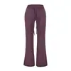 Pantalones de estilo chica picante de tiro bajo, fluidos, corte ajustado, microcampana para mujer, otoño 2026, adelgazantes, versátiles, casuales, de longitud hasta el suelo