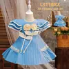 Vestido de Princesa Infantil para Comércio Exterior, Vestido Formal para Meninas, Roupa para Apresentação de Piano, Vestido de Daminha de Casamento, Vestido de Primeiro Aniversário para Menininha