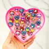 Anillos para Bebé, Anillos Pequeños para Niños, Premios, Joyería Linda de Dibujos Animados de Princesas para Niñas, Regalos para Niños, Anillos de Plástico