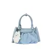 Bolso de Mujer Transfronterizo Nueva Moda Nicho Plegado Bolso de Hombro Nuevo Estilo Retro para Viajes Diarios Bolso de Mano Popular