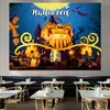Tecido de Fundo para Halloween Estilo Nórdico Pano para Pendurar ins Decoração de Quarto de Menina Celebridade Cyber Arranjo de Cabeceira Tapeçarias Parede de Dormitório