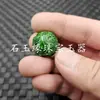 Cuentas de imitación de jade de dragón y fénix, cuentas redondas, cuentas sueltas de imitación de jade, cuentas de hierro verde esmeralda para pulseras, collares y accesorios de joyería