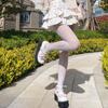 Lolita oca Hello Kitty japonês puro desejo jk doce seda branca cultura asiática ultra-fino respirável meia-calça de fundo respirável