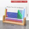 En Stock de Fábrica Tabla Periódica de Elementos Químicos Acrílica Soporte de Exhibición de Vidrio Materiales Didácticos Tarjetas de Aprendizaje Regalos Creativos