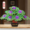 Árbol de la fortuna de cuentas hecho a mano bolsa de materiales para hacer adornos manualidades de dragón tejido diy accesorios de resina para adultos