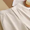 Pantalones de Pierna Ancha con Estilo y Temperamento para Mujer Otoño Invierno 2026 Nuevos Gruesos de Cintura Alta Adelgazantes Acortados Moda Versátil Pantalones Casuales