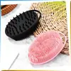 Cepillo de Baño Tres en Uno para Champú, Baño y Masaje para Bebés y Niños Cepillo Táctil Suave de Silicona Cepillo de Baño de Silicona