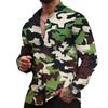 Camisa de manga corta con siete botones para hombre, estilo hawaiano, estilo playero, estilo europeo y americano, 23 de junio