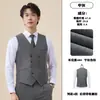 Conjunto de chaleco y pantalón de traje color albaricoque de doble botonadura, unisex, chaleco profesional de alta gama, ropa de trabajo para ventas