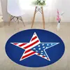 Alfombra Redonda Estéreo 3D Blanco y Negro Transfronteriza de Halloween para Dormitorio, Sala de Estar, Mesa de Café, Alfombrilla Absorbente con Trampa de Ilusión