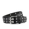 Nuevo Cinturón de Doble Escape Remachado Estilo Retro Americano Y2K con Estilo Punk de Nicho Versátil de Estrella de Cinco Puntas para Hombres y Mujeres
