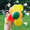 Decoración de Cumpleaños Escenario Colorido con Globos para Césped al Aire Libre Globos Redondos para Niños y Niñas Accesorios para Fotos Macarons