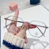 M3707 Montura de gafas ultraligera TR90 estilo coreano de moda para hombres y mujeres, montura óptica con luz anti-azul, gafas lisas sencillas de celebridad de internet