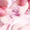 Bolo de Neve de Puff de Leite de Taro Lanche Pegajoso Glutinoso Popular Online com Recheio, Embalado Individualmente Atacado