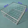 Cesta de malla de hierro, caja de almacenamiento, cesta extraíble para armario, cesta de almacenamiento de frutas y verduras, cesta para armario, caja de almacenamiento de ropa, expandible