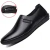 Zapatos de Trabajo, Zapatos de Cuero para Hombre, Mocasines Impermeables, Zapatos de Chef, Zapatos Casuales Slip-On Antideslizantes para Hombre con Suela Suave