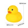 Pato Amarillo Juguete Chirriante, Patito Colorido Talla 8 Juguete para Aliviar el Estrés, Tienda de Té con Leche Tienda de Regalos Accesorios de Decoración Venta al por Mayor