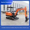 Exportar para a França Mini Escavadeira HT35 Escavadeira de Esteira Multifuncional Escavadeira de Valas para Pomar Escavadeira de Alta Potência
