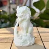 Escultura de Fruta Marfim Dragão Absorve Água 7*4.5*3.3cm Casa Sala de Estar Mesa de Escritório Artesanato em Madeira Ornamentos