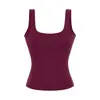 Camisola Lisa de Nuevo Estilo 2026 para Mujer con Copas Integradas, Corte Ajustado, Espalda Descubierta, Top sin Mangas para Usar como Prenda Exterior