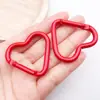 Llavero con Forma de Corazón en Colores Macaron, Accesorio Creativo DIY, Llavero Colorido con Corazón Esmaltado