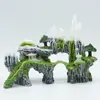 Decoración para Acuario Mundo Paisajismo Simulación Hierba Acuática Pecera Rocalla Set Rocalla Artificial Adornos de Paisajismo